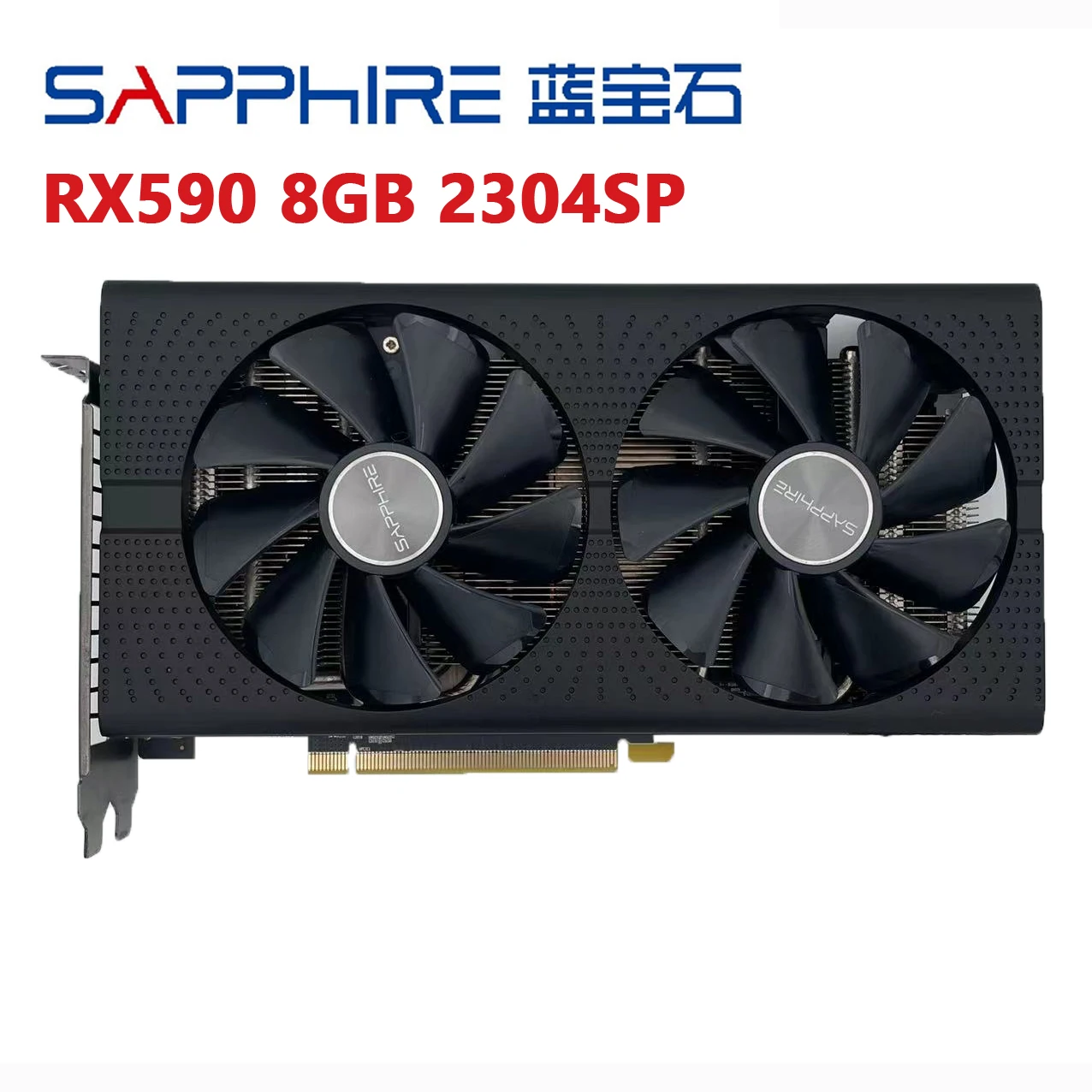 

Видеокарта SAPPHIRE RX 590 GME 8G D5 2304SP GDDR5, видеокарты для AMD RX590 8 Гб GME настольного компьютера, игровые карты, Карта Б/у