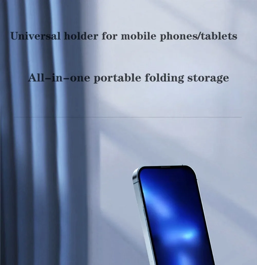 Universal Foldable Phone Stand Adjustable Desktop Holder For Mobile Phones And Tablets_voghion.com