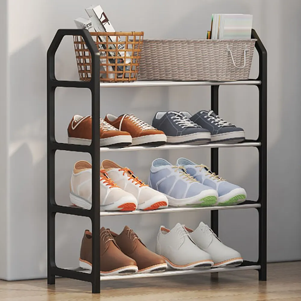 4 Floor Assembly Creative Home Shoe Rack Dormitory Door Storage Rack  Storage Shoe Cabinet Components Home Supplies