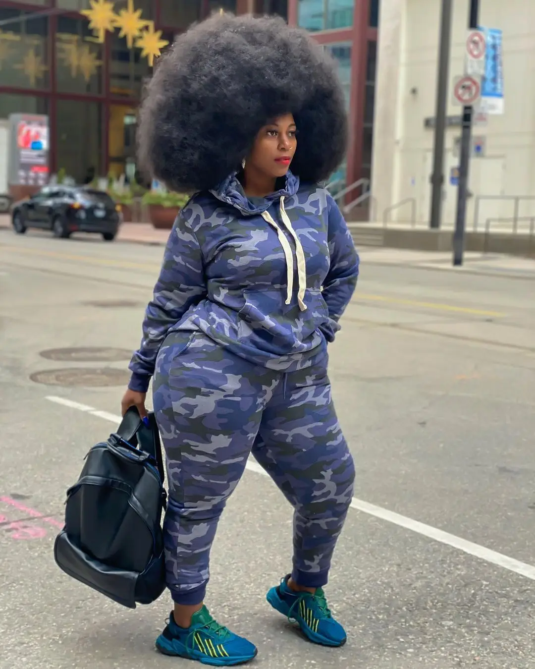 Plus Size Women Sets Camo Hooded Hoodie And Pants 2022 Autumn Two Piece Set Female Designer Outfit Casual Sweatshirt Clothing