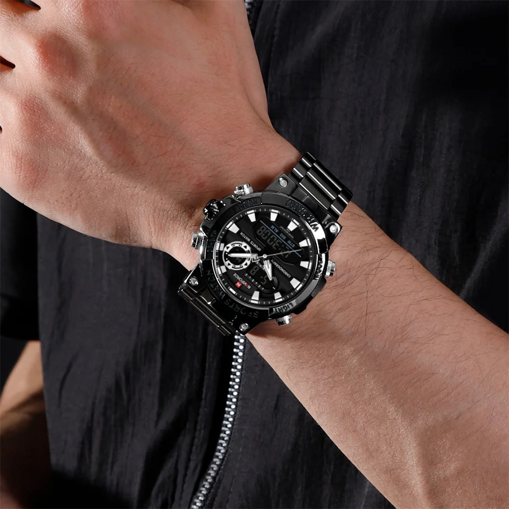 Naviforce 9237 Luxury Stainless Steel Men Watch description image 17