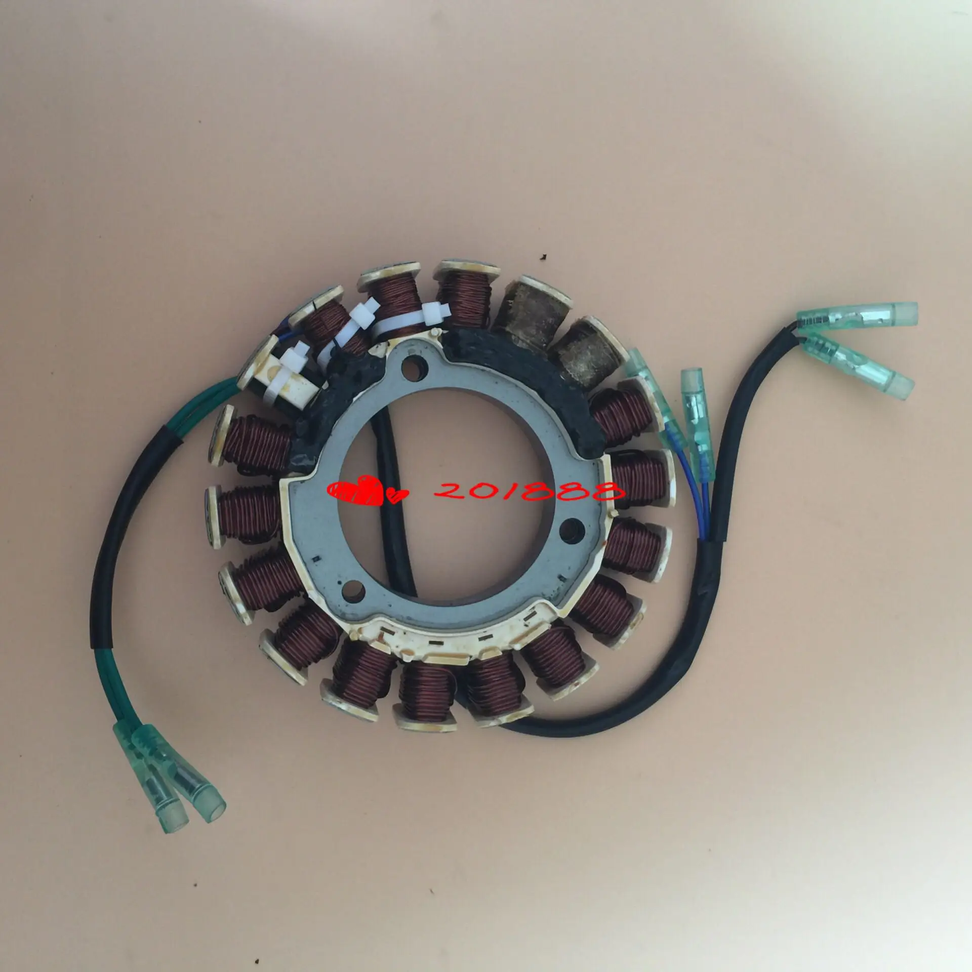 충전 및 점화 코일 어셈블리 4행정 20마력 선외기 엔진 설치 액세서리