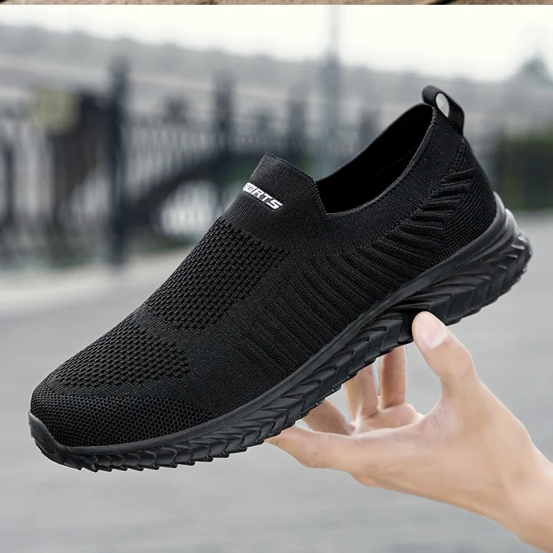Men Shoes Lightweight Sneakers Men Fashion Running Shoes Breathable Slip On Wear-resistant Men Sneakers Zapatillas Hombre Best Sellers In Shoes