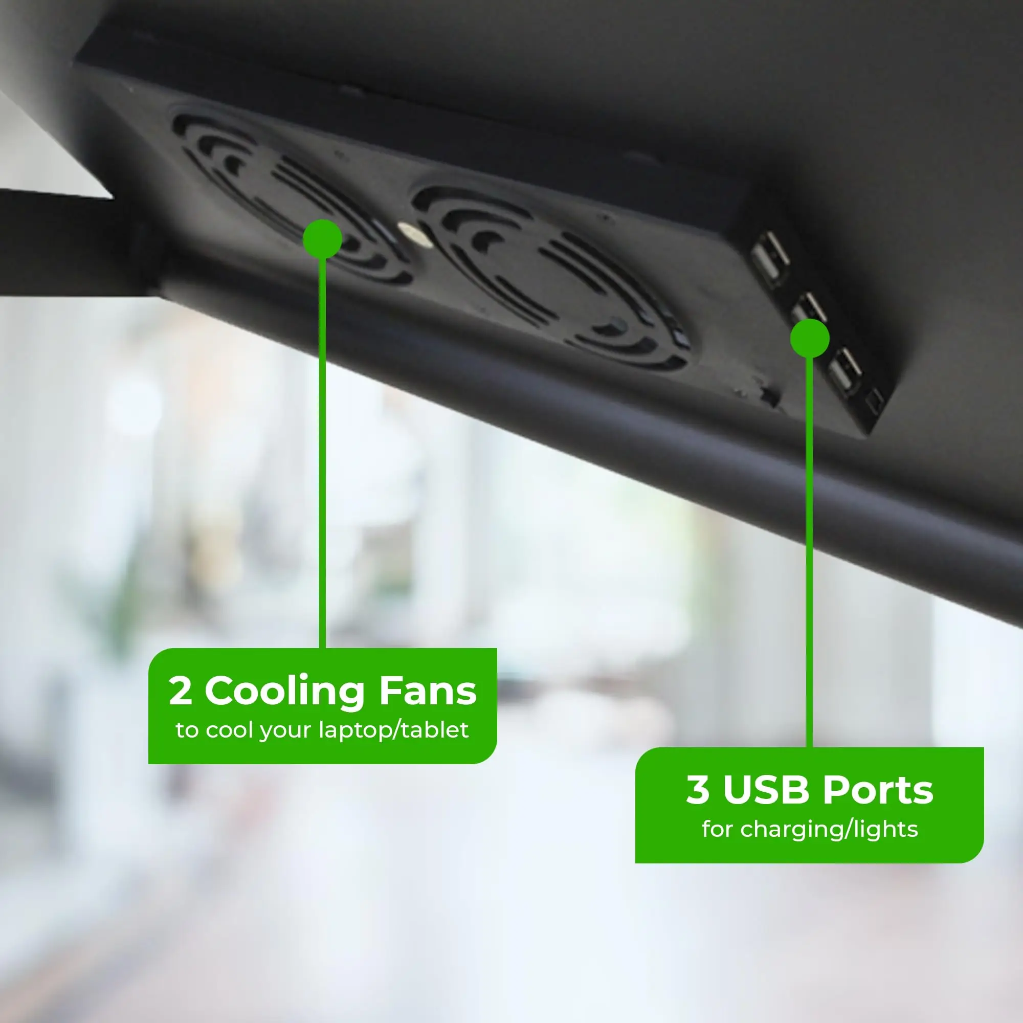 Laptop Stand Desk Adjustable Riser Portable with Mouse Pad Aluminum Laptop table Cooling Holder desk for bed desktop