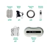 House Window Cleaner Robot Glass Washer Spray Water APP Automatic Vacuum Cleaner Anti-falling 3000Pa 6