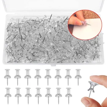 Transparent Push Pins with Box 1