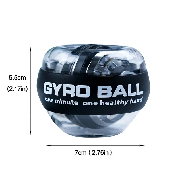 LED Gyroscopic Power Trainer ball Autostart Range Gyro Power Wrist Ball Arm Hand Muscle Force Trainer Fitness Equipment 2