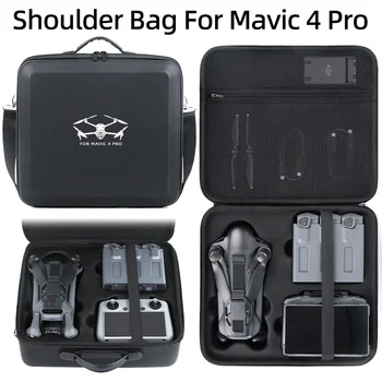Borsa per il trasporto per DJI Mavic 4 Pro con radiocomando con schermo, supporta radiocomandi RC2/RC Pro2, custodia portatile per accessori