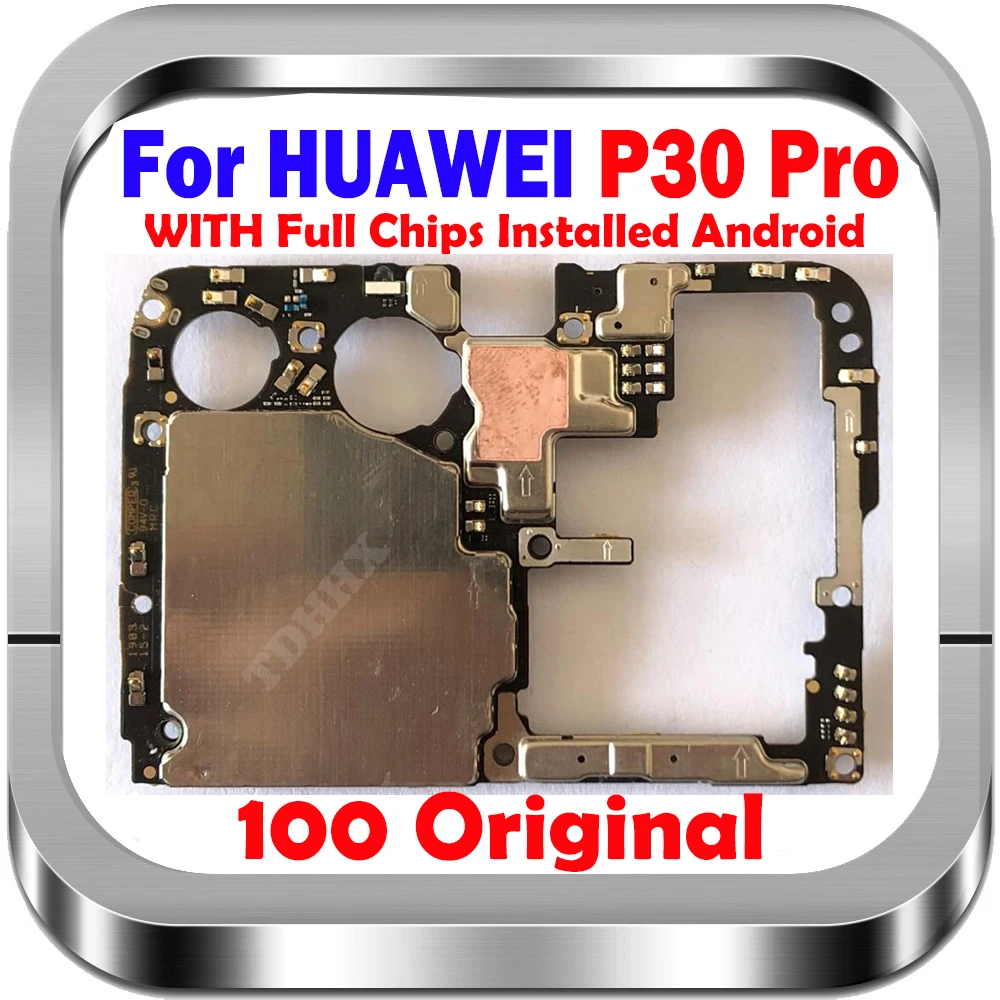 256gb Original Unlocked For Huawei P30 Pro Motherboard With Battery Logic Board P30pro Mainboard