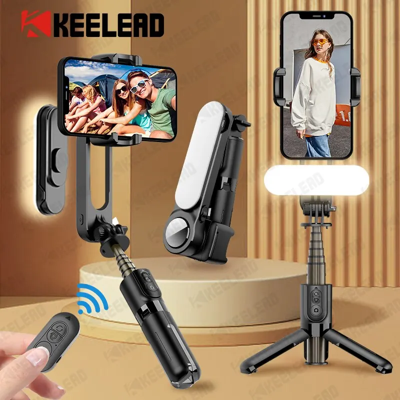 KEELEAD Bluetooth-штатив для селфи с заполняющей подсветкой