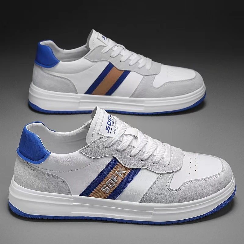 

New In Men Sneakers Casual Leather Platform Male Shoes Outdoor Fashion Designer Luxury Loafers Tennis Basketball Flat 2023 Shoes