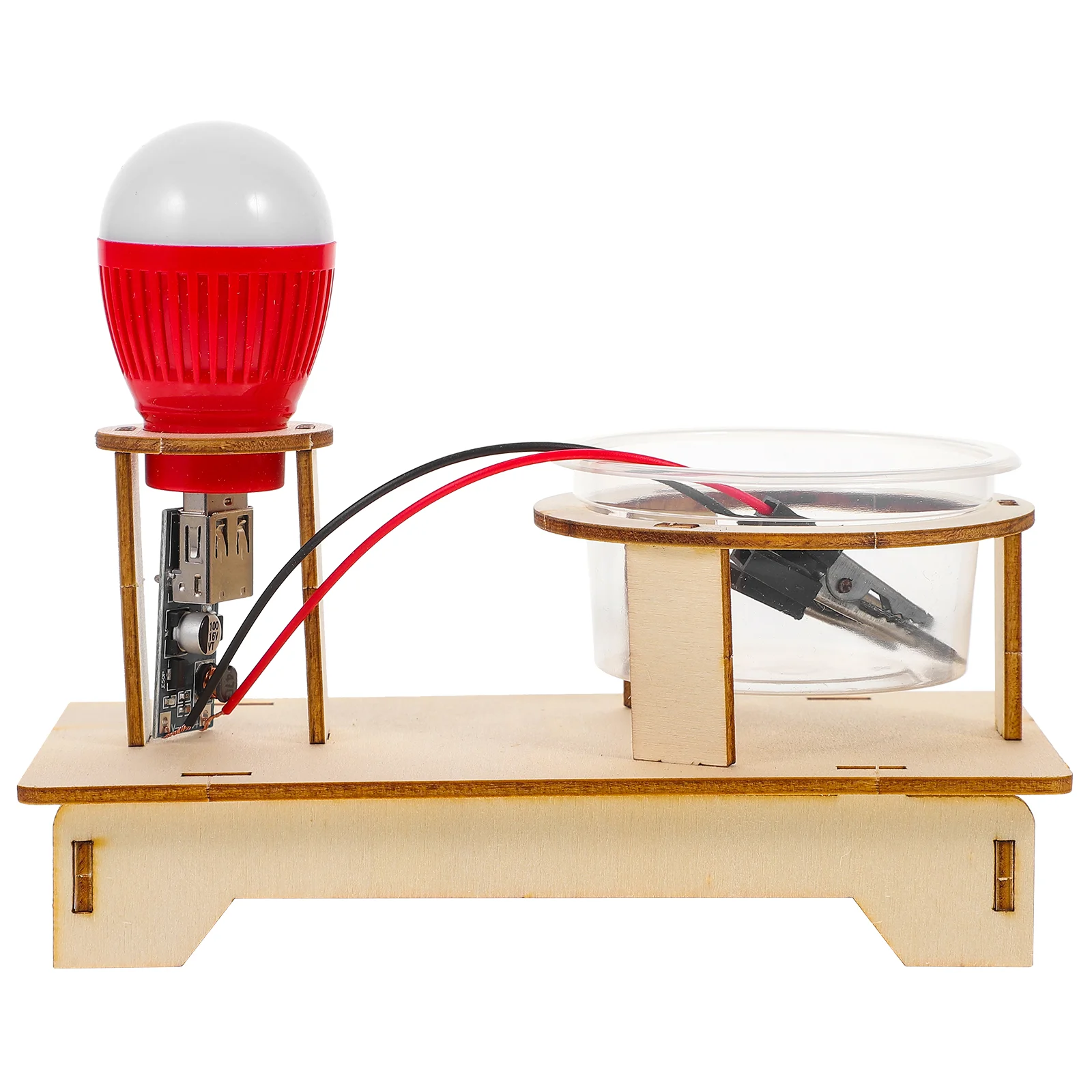 

Experimental Technology Teaching Aids Brine Conduction Electric Kit Generator Lamp