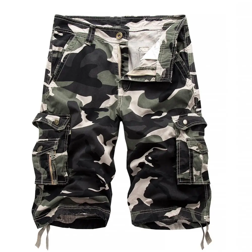 2020 Summer Casual Outdoor Men Camouflage Cargo Shorts Baggy Fifth Pants Trousers Fashion trousers man  clothing