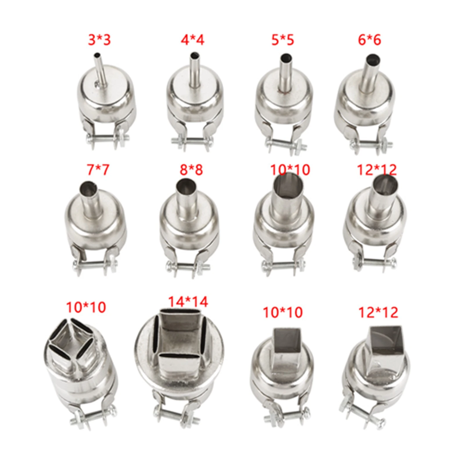 Heat Nozzles Kit For 850 Hot Soldering Station Rep Tool Accessory Hot Nozzle Soldering Station Nozzle