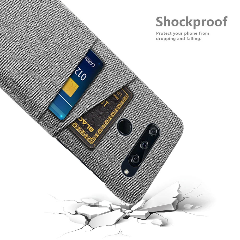 Caso Per Lg V40 Thinq Tessuto Di Lusso Doppia Scheda Di Copertura Del Telefono Per Lg V40Thinq Funda Per Lg V40 Thinq V 40 Coque Per Lgv40