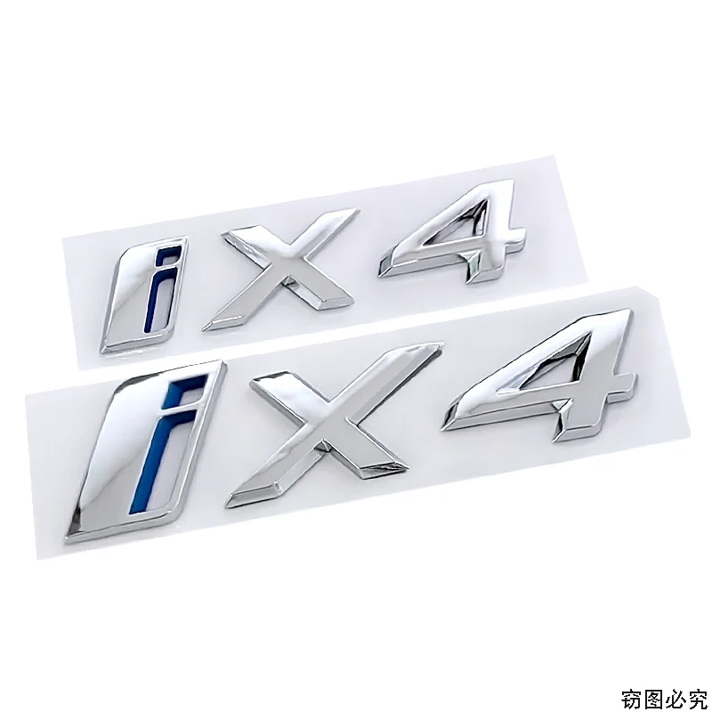 BMW New Energy Trunk Logo Badge Car Stickers - Tail Emblem Mark & Rear Boot Labels Refit