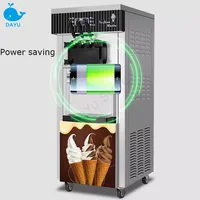 Machine à crème glacée molle commerciale entièrement automatique 2 + 1 saveurs BQL-825B équipements de congélation verticale fabricant de cônes sucrés 4