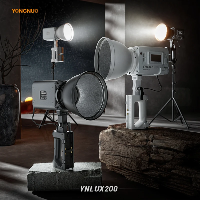 YONGNUO YN LUX200 撮影用LEDライト アダプタ付き 200W Amazon | YONGNUO LUX200 撮影用ライト 200W 手持ち型 スタジオ