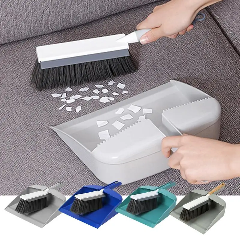 

Hand Broom Table Brush Small Broom And Dustpan Set Tools Garbage Home Cleaning Dust Sweeper Shovel Remover Plastic Picks Crumbs