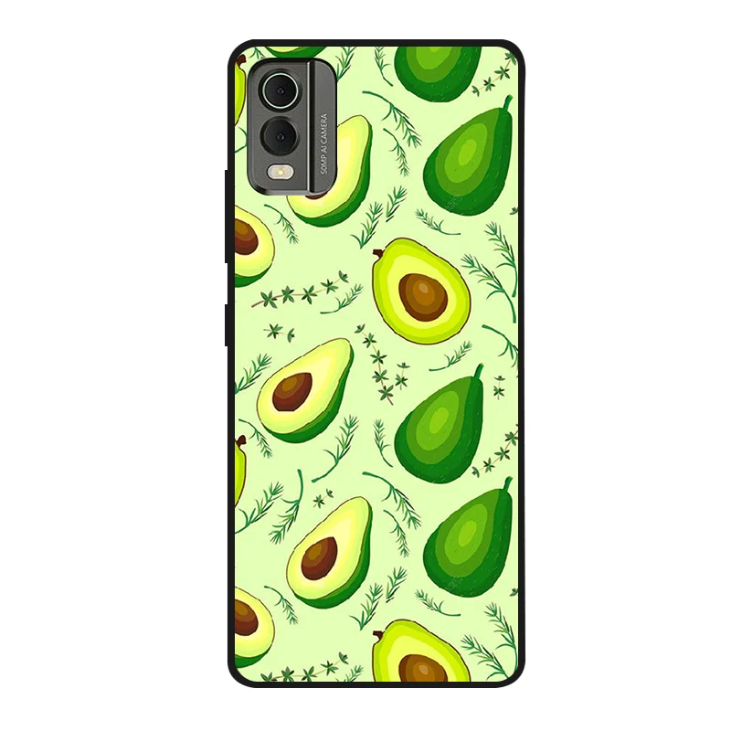 Cute Cartoon Shockproof Soft Silicone Back Cover, Painted TPU Case