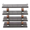 Diorama 4-Story 1/64 Acrylic Garage Model Car Parking Lot Backdrop Car Display Home Decoration and Storage, Educational Toys 6