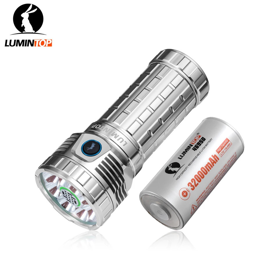 Lumintop USB TYPE C charging flashlight Mach Silver version 46950