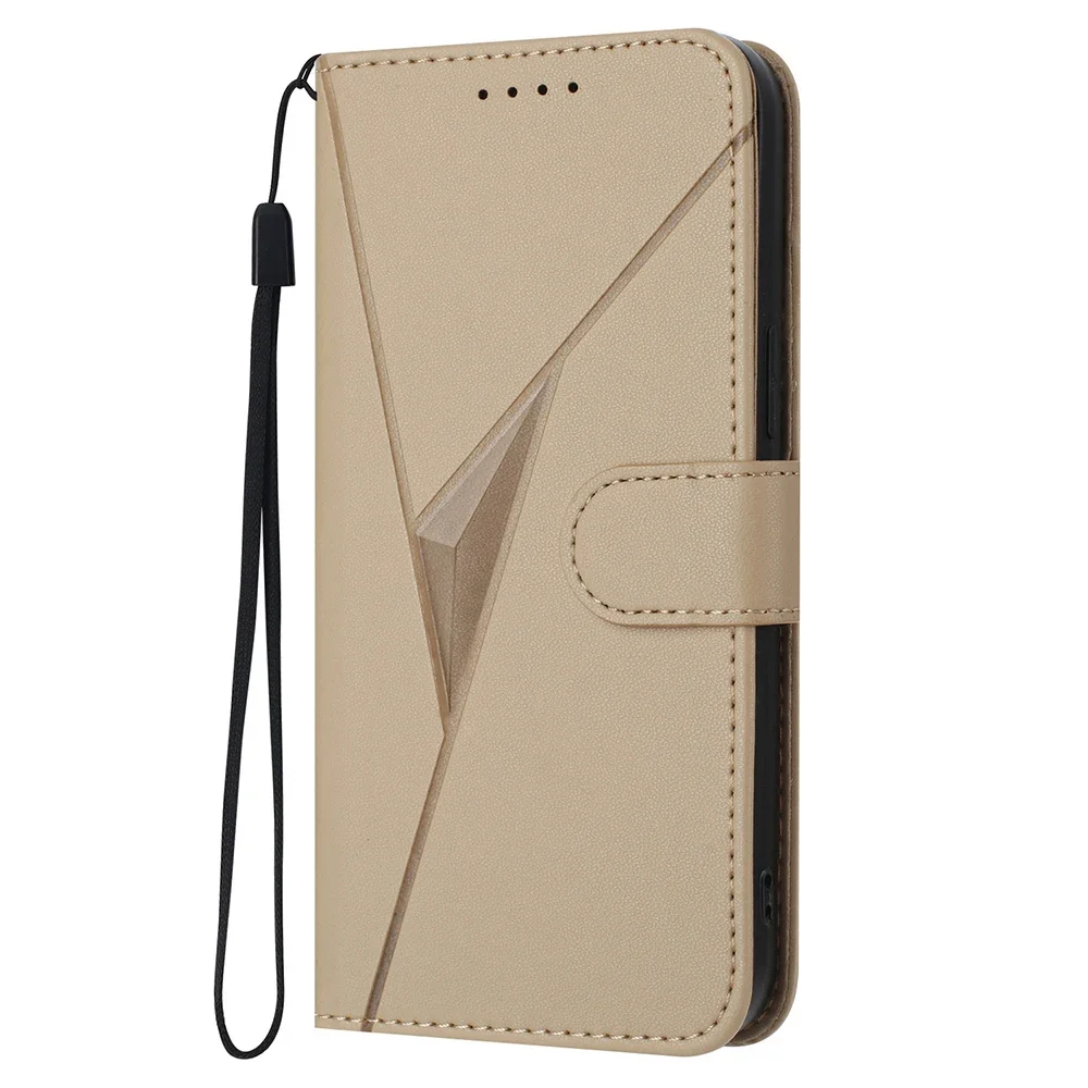 Elegant Leather Flip Wallet Case with Book-Style Card Slot and Phone Cover