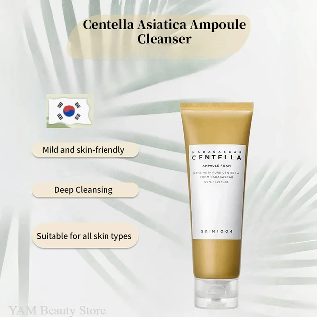 Korean Skin Care Centella Ampoule Face Wash Foam Cleanser Facial Pore Control  Makeup Gentle Cleansing Oil Original Skincare Set 4
