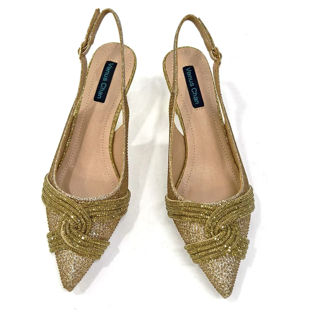 Nigerian ische Frauen Ferse Party Damen italienisches Design lila Schuhe und Tasche Set mit Strass Handtasche Hochzeits feier verziert – Detail 35