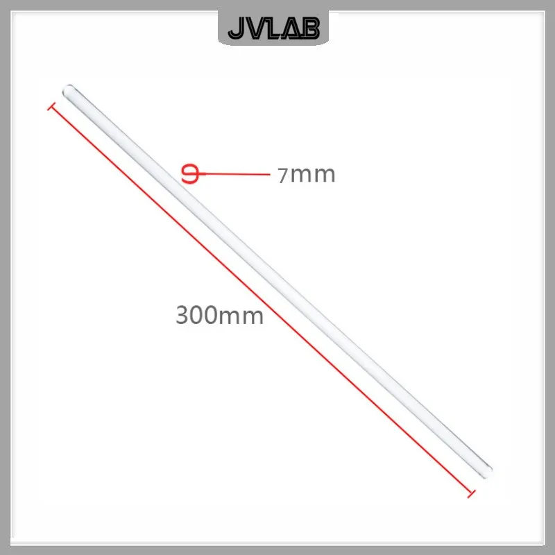 Glass Stirring Rod Lab Borosilicate Glass Diversion Tube Resistant Corrosion & High Temperature Diameter 7mm Length 300mm 10/PK