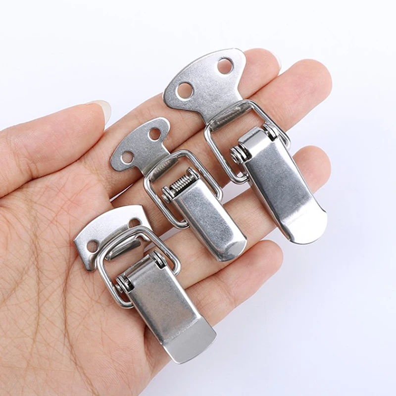 Duck-mouth Buckle Toggle Latches Jewelry Box Hasps Decorative Latches Buckle Clamp 2pcs