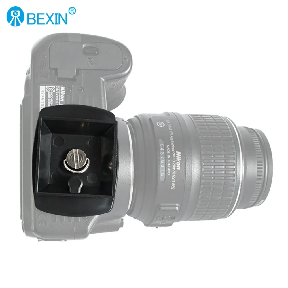 BEXIN Camera Quick Release Plate with 1/4 Screw Adapter Camera Plate For Yunteng Velbon Sony 3520 668 690 600 800 Tripod Head camera tripod plate camera mount plate camera base plate