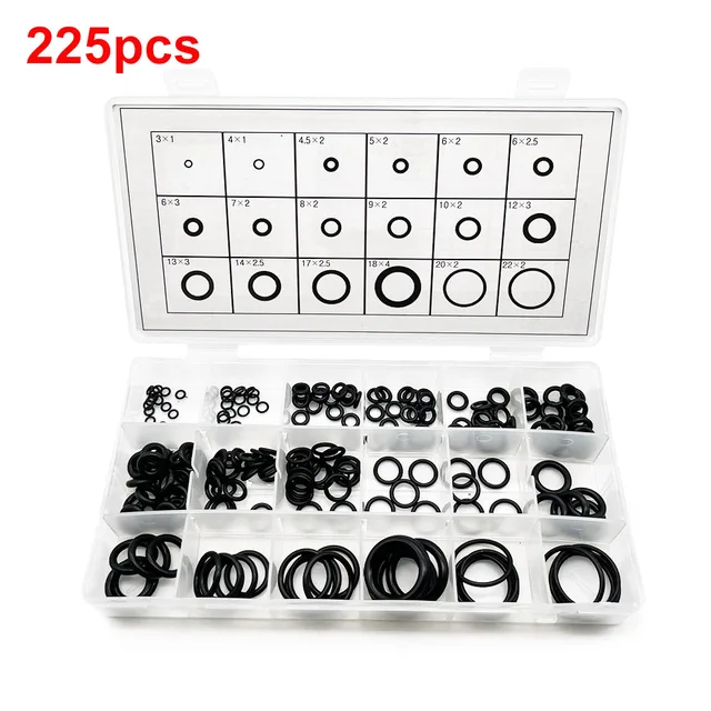 ORing Assortment Kit Set Nitrile Rubber High Pressure ORings NBR