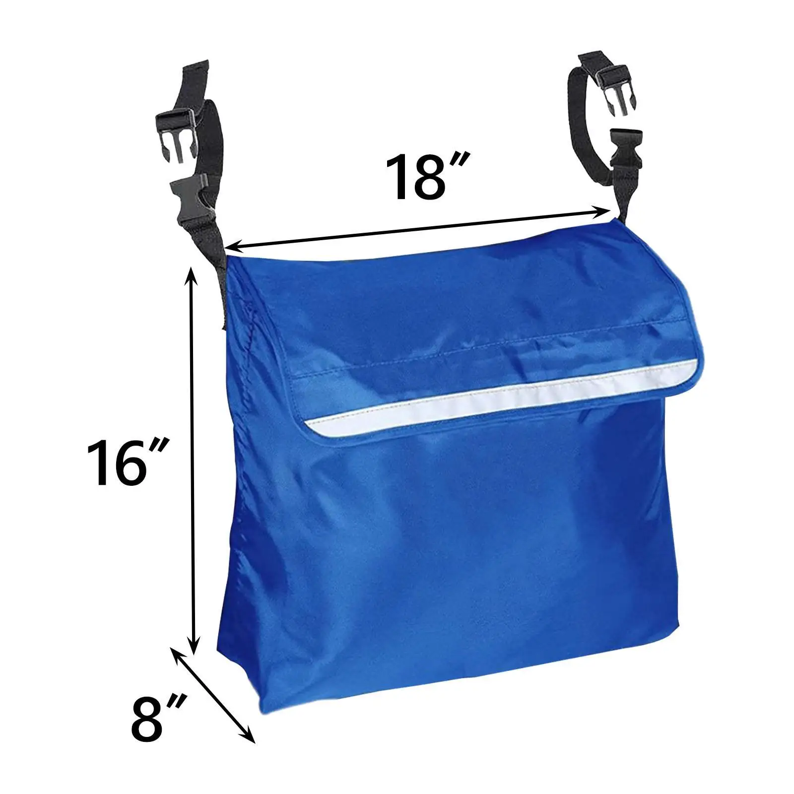 Wheelchair Backpack Bag Oxford Cloth Tote Bag for Rollators Outdoor Walker 6