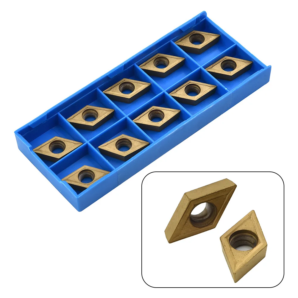 

10pcs/kit DCMT11T304-HM YBC251 Blade Accessories Carbide DCMT11T304-HM YBC251 For Lathe Turning Holder Tool For Semi-finishing
