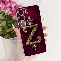 Stylish Crown Letters Soft Silicone Phone Case Cover for Vivo Y21d 4G (12Z)