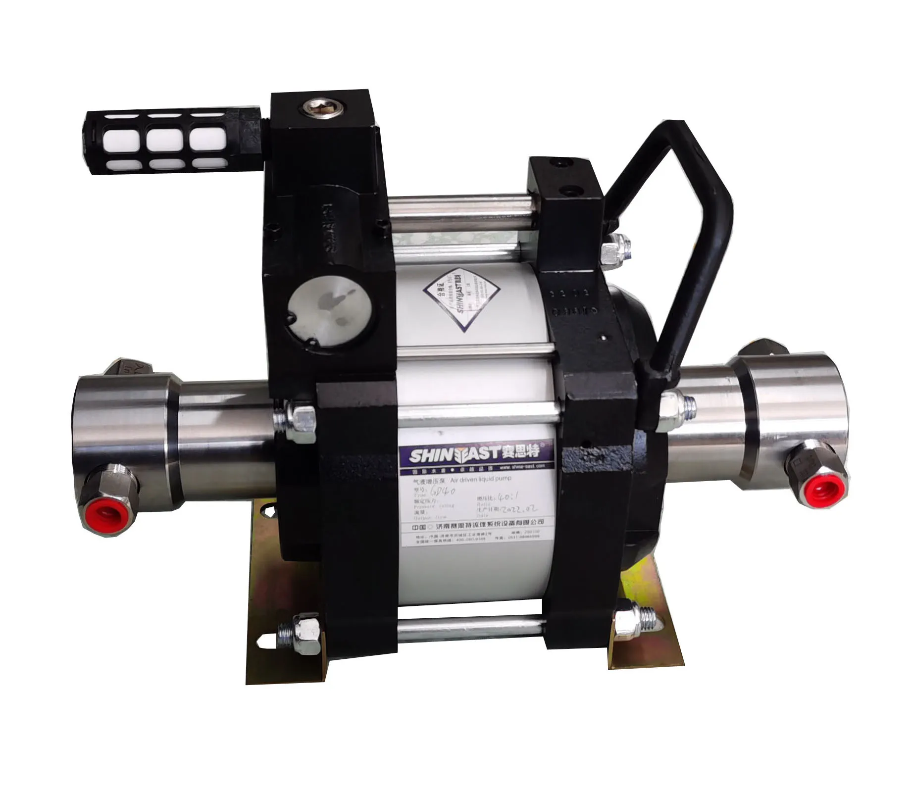 

China Manufacturer High Pressure Double Acting Large Flow 320 bar GD40 Model Air Driven Liquid Pump