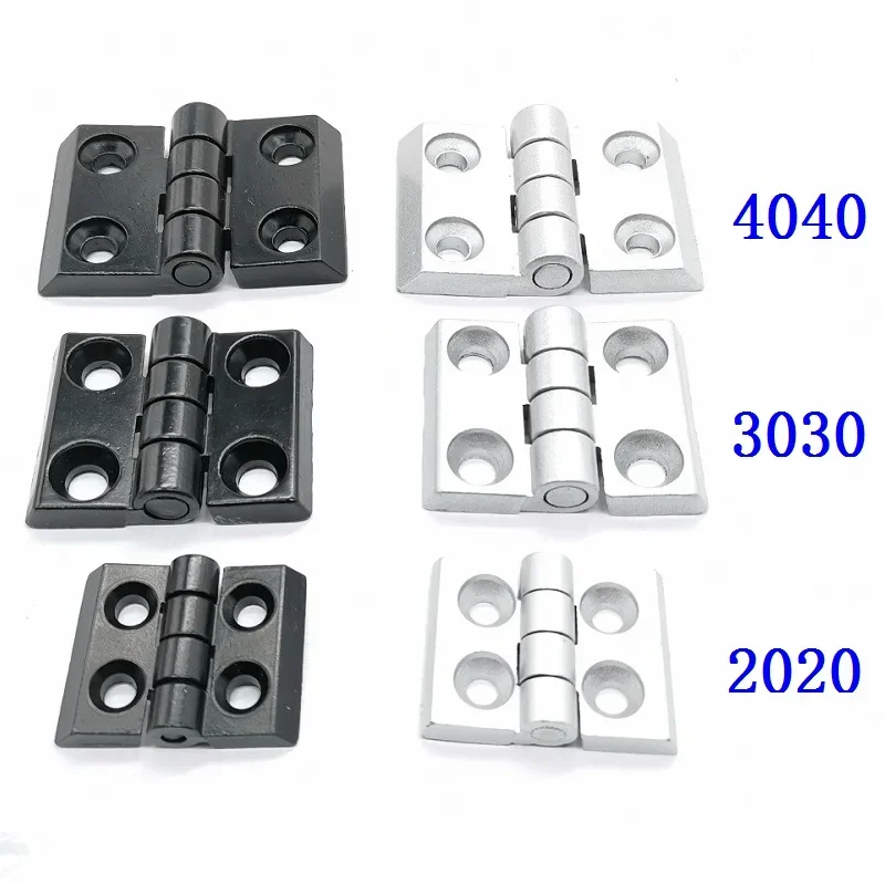 Stainless Steel Door Hinges Hinge Repair Plate Furniture Hinge Cabinet Door Hinges Cabinet Hinges Brass Hinges Bronze Butterfly Hinges 3030 4040 Aluminum Profile Accessory Zinc Alloy Hinge for 3030 4040 Aluminum Profile Extrusion 1pc