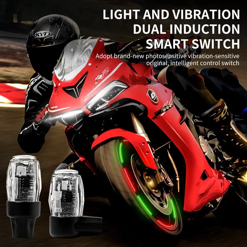 Car LED Valve Stem Lights for Motorcycles