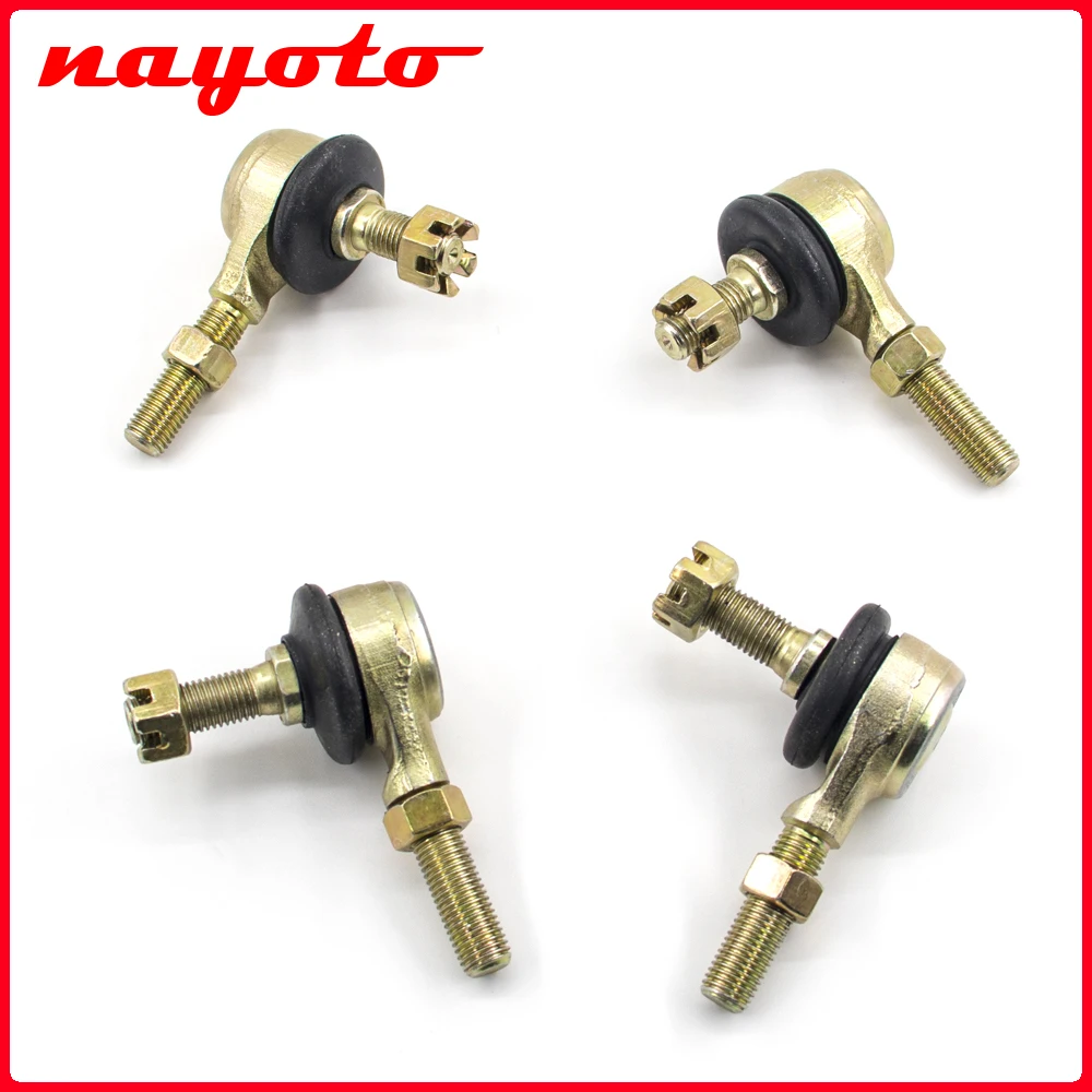 Tie Rod End Kits 4pcs 10mm M10 Ball Joint For 50cc 70cc 90cc 110cc 125cc 150cc 200cc 250cc 300cc ATV Quad Dirt Bike 4-wheeler atv accessories