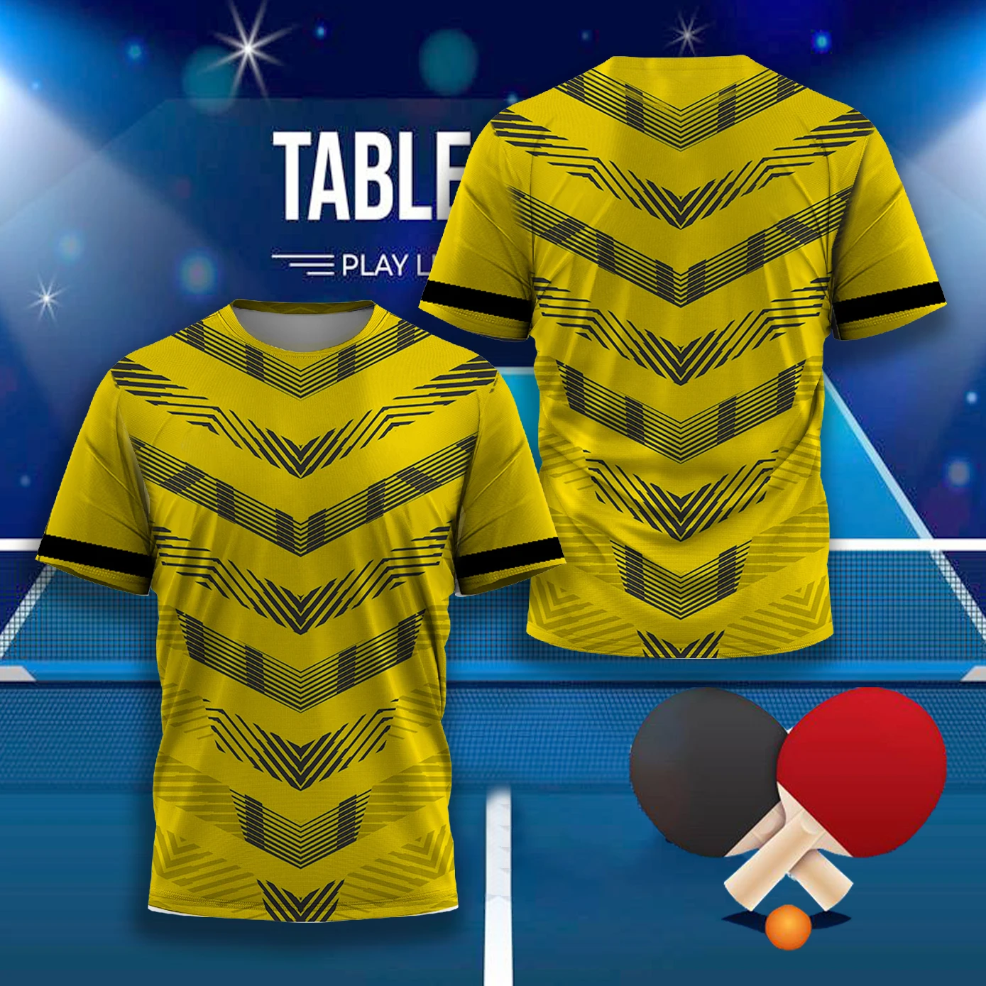 Professional Unisex Table Tennis Jerseys Competition Training Shirts