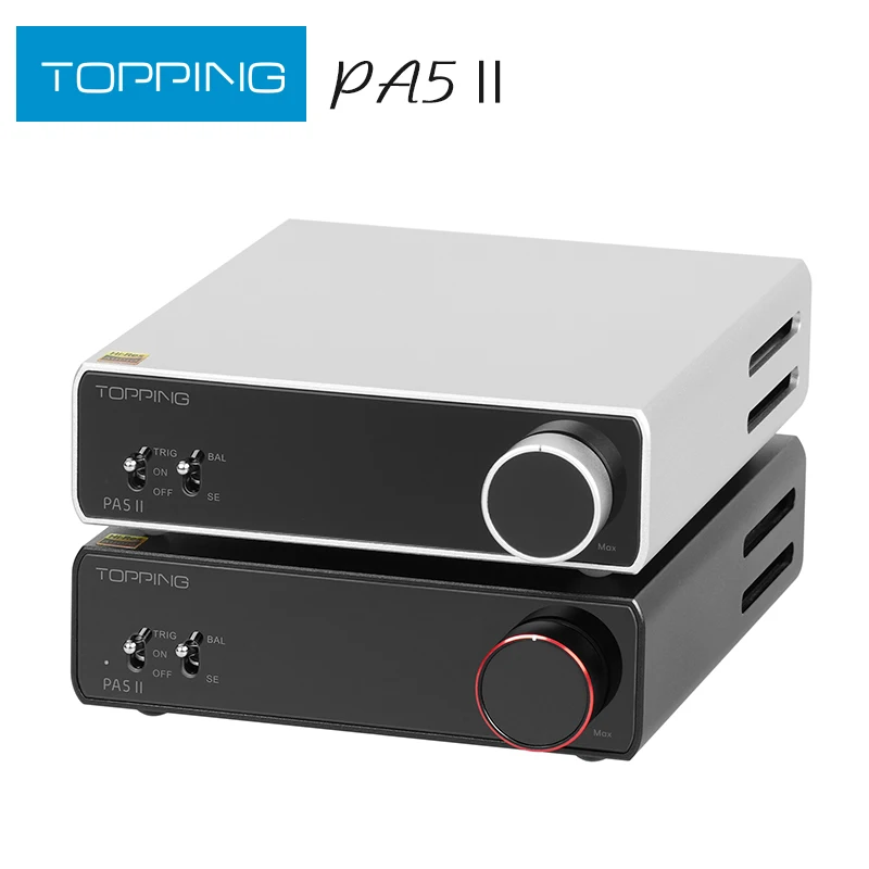 TOPPING PA5 II デスクトップアンプ TRS/RCA入力付き完全バランス