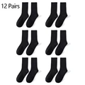 12 Pairs Black