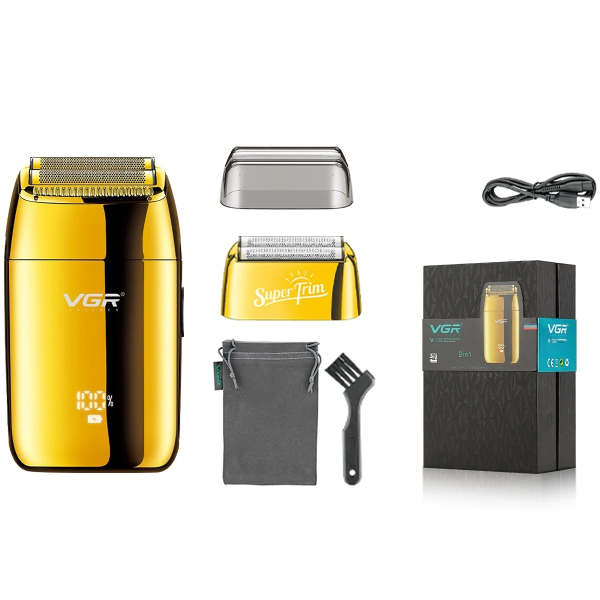 ماكينة حلاقة VGR الشعر المهنية ماكينة حلاقة كهربائ...