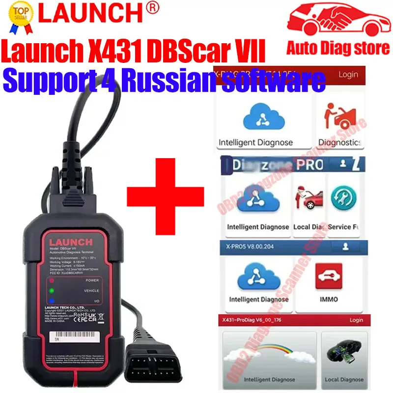 Avvia Il Connettore Bluetooth Dbscar7 Supporta I Protocolli Canfd Doip Per Lo Strumento Diagnostico Per Auto X-Diag Thinkdiag 2 Spedizione Gratuita