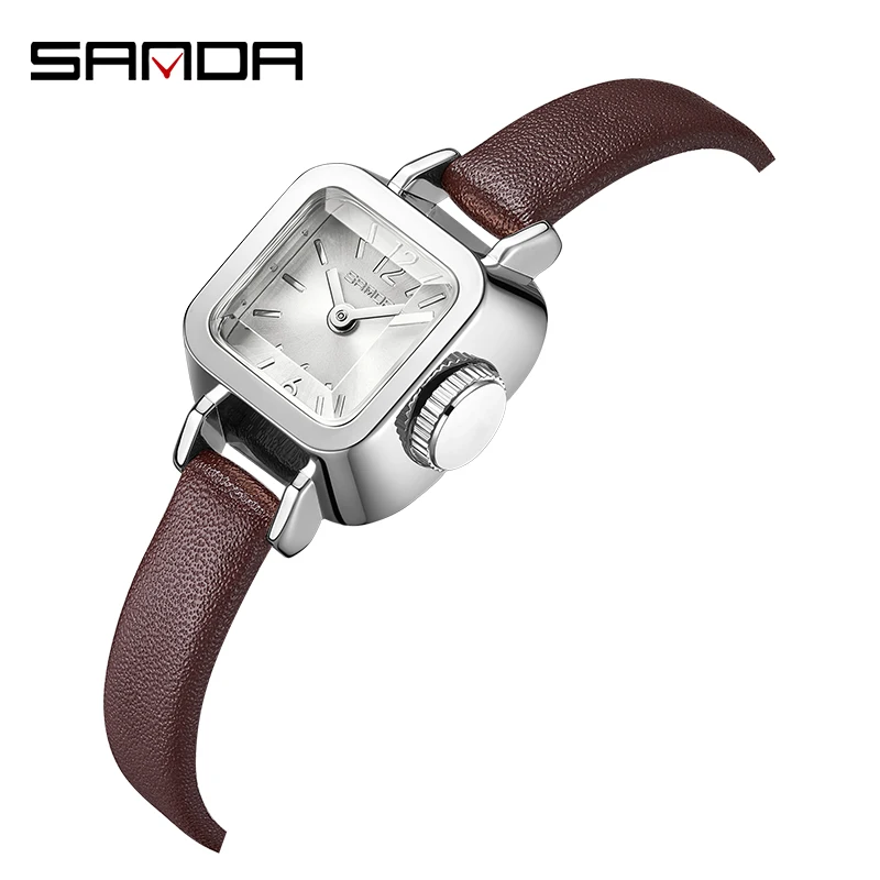 SANDA العلامة التجارية الجديدة 1117 ساعة كوارتز نس...
