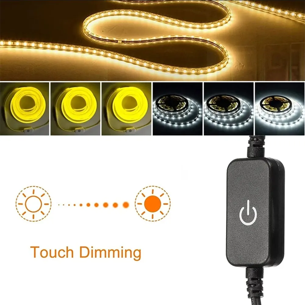 USB Cable Switch 28cm USB A Male to A Female Extension Extender Black Cable With ON OFF Switch USB 5V Touch/Knob Dimmer Switch led dimmer switch smart light switch smart dimmer switch led strip switch led string dimmer led dimmer controller lamp dimmer