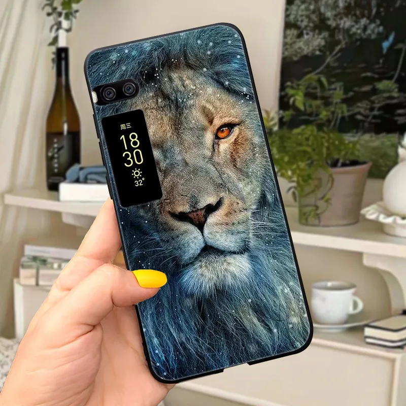 Marble Wolf Cute Silicone Soft TPU Phone Cover Case