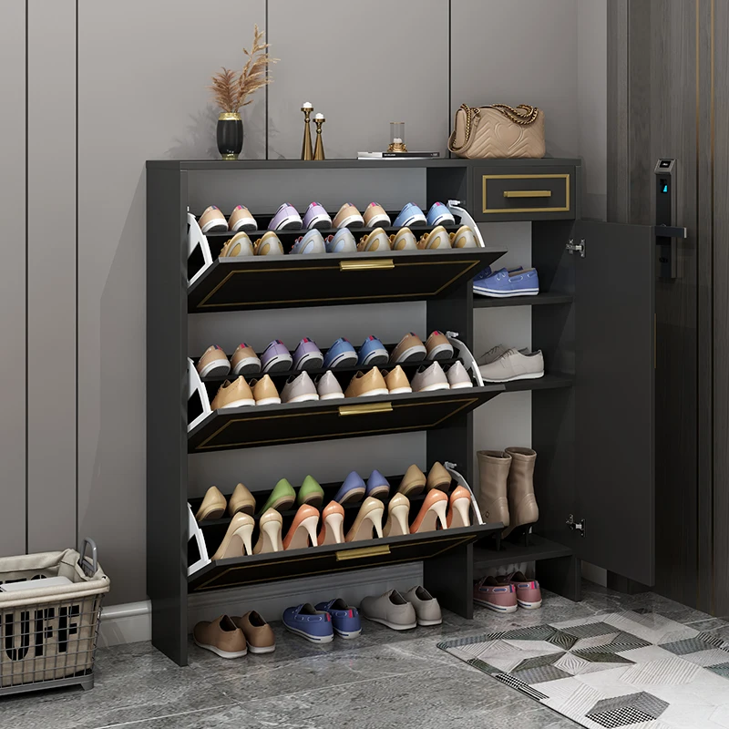 Plastic Shoe Rack Storage Organizer Cabinet Multifunctional Furniture  Shoemaker Zapateras Para Ahorrar Espacio Showcase - AliExpress