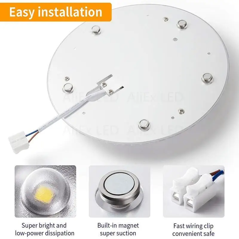 36W 24W 18W 12W NEW LED Ring PANEL Circle Light LED Round Ceiling board circular lamp board AC220V 210V 220V 230V 240V LED light 2